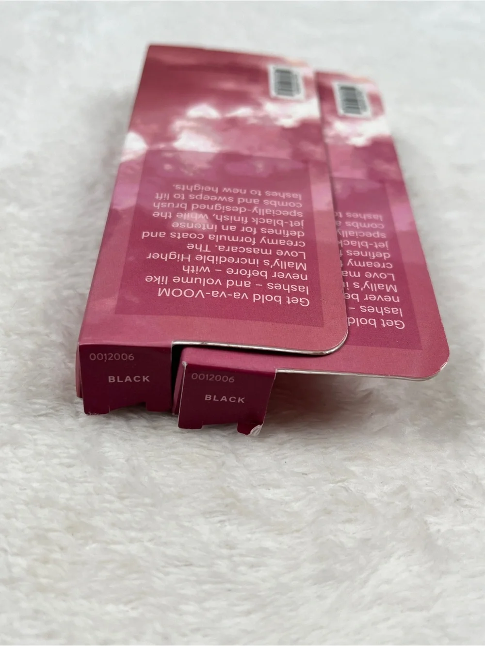 Lot of 2 Mally Beauty Higher Love Volumizing Mascara Black 0.27 oz New